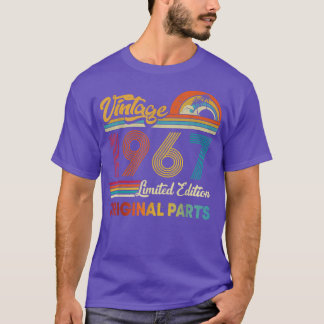 originele onderdelen 1967 Mannen Vrouwen 55 jaar T-shirt