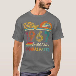 originele onderdelen 1967 Mannen Vrouwen 55 jaar T-shirt