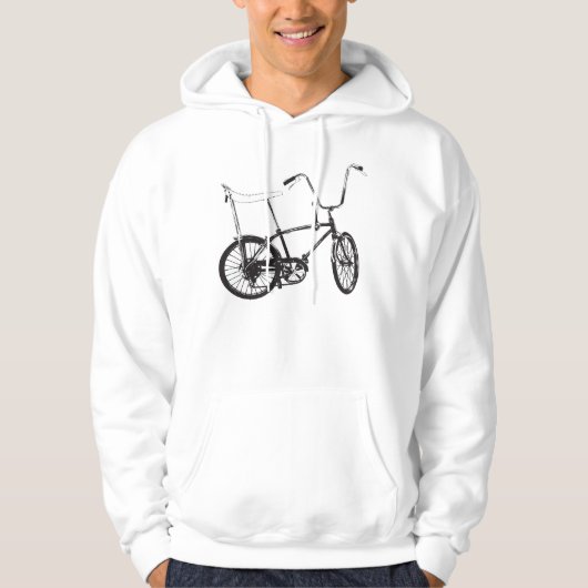 Originele oude schoolfiets hoodie (Voorkant)