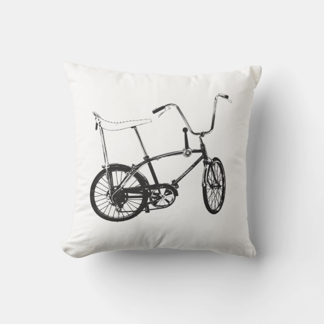Originele oude schoolfiets kussen (Voorkant)