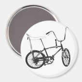 Originele oude schoolfiets magneet (Voorkant / Achterkant)