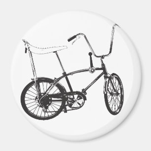 Originele oude schoolfiets magneet