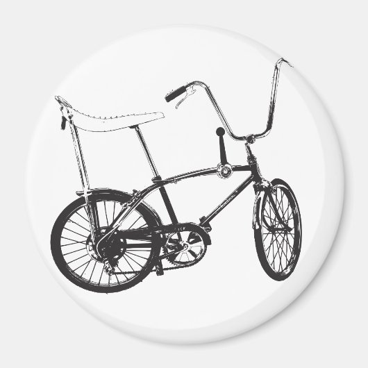 Originele oude schoolfiets magneet (Voorkant)