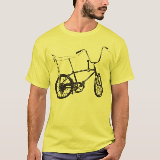 Originele oude schoolfiets t-shirt (Voorkant)
