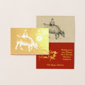 Originele Ox Kind schilderij Lunar 2021 Luxe GC2 Folie Kaarten (Display)