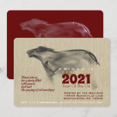 Originele OX Vietnamees nieuwjaar 2021 PI (Voorkant / Achterkant)