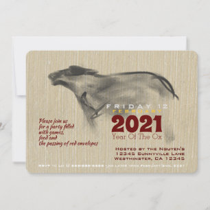 Originele OX Vietnamees nieuwjaar 2021 PI