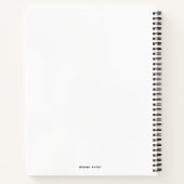 Originele Paard Geest Dier Zwart Wit Tekening Notitieboek (Achterkant)