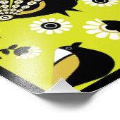 Originele Peacock Art Home Decor Foto Afdruk (Hoek)