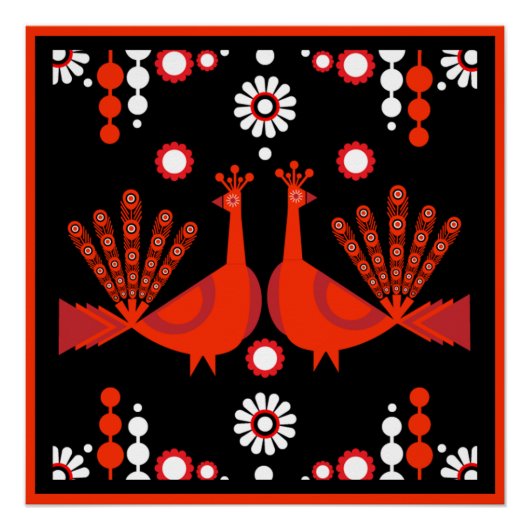 Originele Peacock Art Home Decor Perfect Poster (Voorkant)