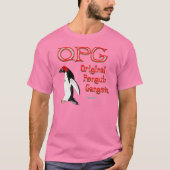 Originele Penguin Gangsta Mannen Burnout T-Shirt (Voorkant)