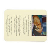 Originele Pet Sympathie Boodschap voor Hond Magneet (Horizontaal)