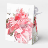 Originele Pioen waterverven 50e Verjaardag Bedankt Bedankdoosjes (Achterkant)