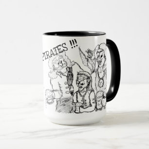 Originele PIRATEN mok STORIES OF A ZWEEDSE ELF