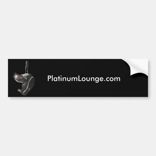 Originele PL schoenen Bumper-sticker! Bumpersticker (Voorkant)