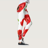 Originele Poppy waterverven Spring Leggings (Rechts)