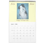 Originele portretschilderingen van honden 2024 kalender (Mar 2026)
