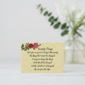 Originele Prayer Heilige Kaart Visitekaartje (Staand voorkant)