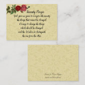 Originele Prayer Heilige Kaart Visitekaartje (Voorkant / Achterkant)