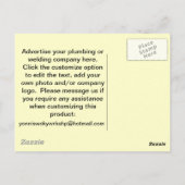 Originele pruimen briefkaart (Achterkant)