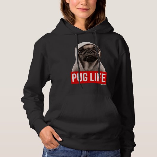 Originele Pug Life Pug Classic T-shirt 1 (Voorkant)