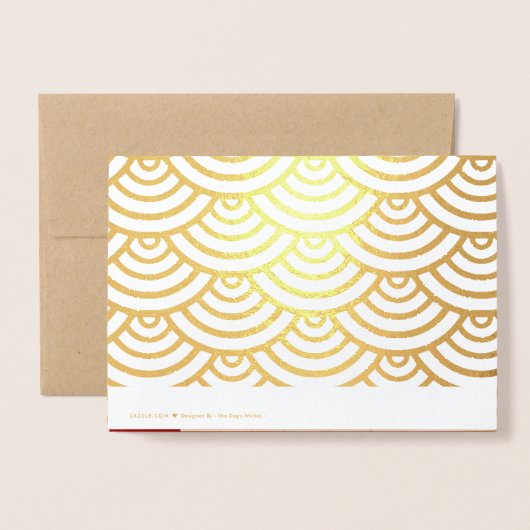 Originele Rats Bamboe schilderij 2020 Luxe Folie G Folie Kaarten (Met envelop)