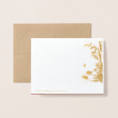 Originele Rats Bamboe schilderij 2020 Luxe Folie G Folie Kaarten (Met envelop)