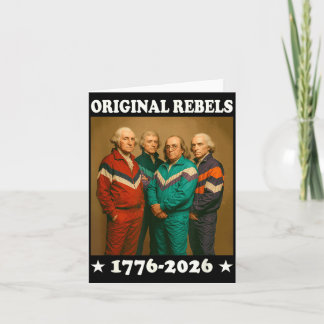 Originele Rebellen 17762026 Grappige Oprichters Kaart