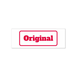 Originele rode Kantoor Business Ink Stempel