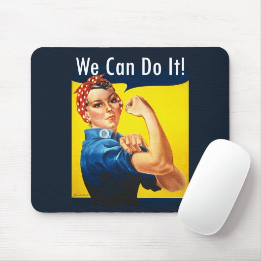 Originele Rosie de Riveter ~ Muismat (Met muis)
