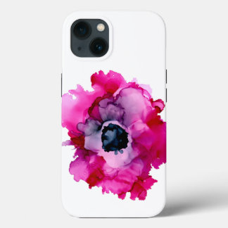 Originele roze pioen iphone case