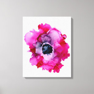 Originele roze pony—aanpasbaar== canvas afdruk