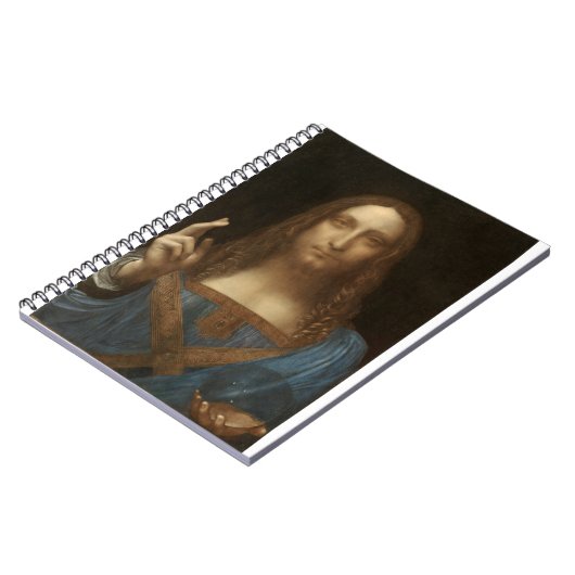 Originele Salvator Mundi van Leonardo da Vinci Notitieboek (Linkerzijde)