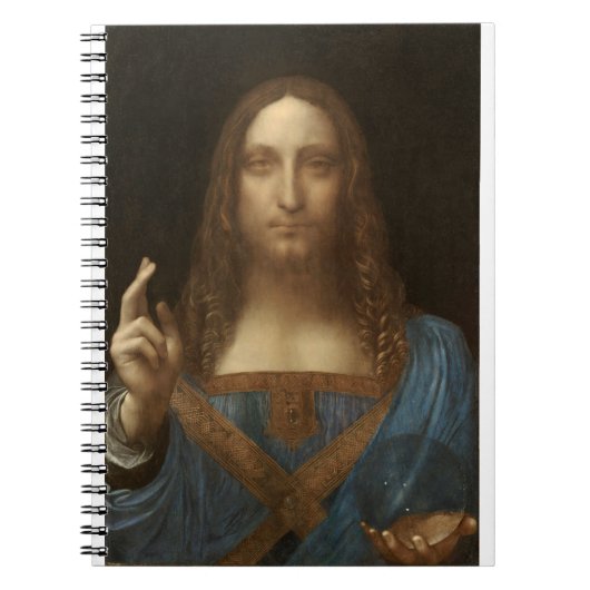 Originele Salvator Mundi van Leonardo da Vinci Notitieboek (Voorkant)