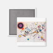 Originele Samenstelling VIII door Wassily Kandinsk Magneet (Voorkant / Achterkant)