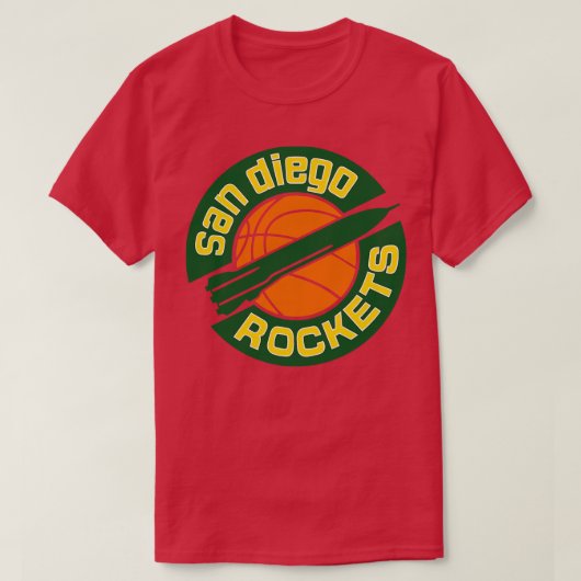 Originele San Diego Rockets 1 T-shirt (Design voorkant)