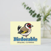 Originele schattigheid Europese goudvink Briefkaart (Staand voorkant)