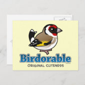 Originele schattigheid Europese goudvink Briefkaart (Voorkant / Achterkant)
