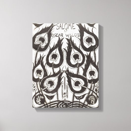 Originele schets voor de afdekking van "Salome" do Canvas Afdruk (Voorkant)