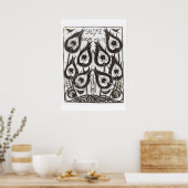 Originele schets voor de afdekking van "Salome" do Poster (Keuken)