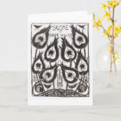 Originele schets voor de dekking van "Salome" door Kaart (Gele Bloem)