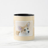 Originele schilderij van Pembroke Welsh Corgi - Or Mok (Midden)