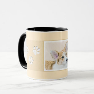 Originele schilderij van Pembroke Welsh Corgi - Or Mok