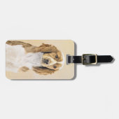 Originele schilderij van Welsh Springer Spaniel - Bagagelabel (Voorkant horizontaal)