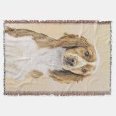 Originele schilderij van Welsh Springer Spaniel -  Deken (Voorkant)