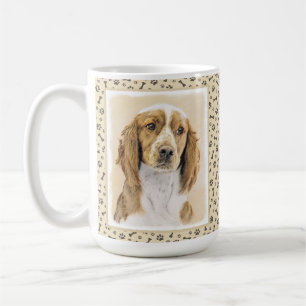Originele schilderij van Welsh Springer Spaniel - Koffiemok
