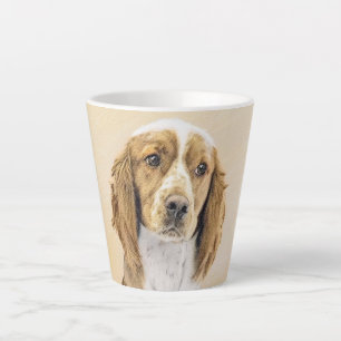 Originele schilderij van Welsh Springer Spaniel - Latte Mok