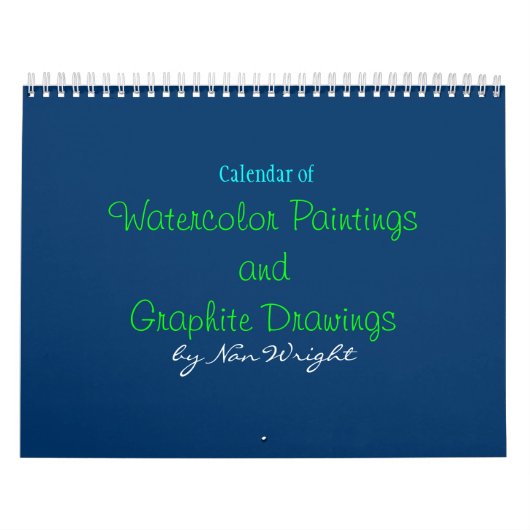 Originele schilderijen en tekeningen kalender (Hoes)