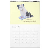 originele schilderijen van schattige puppy dogs 20 kalender (Jan 2026)