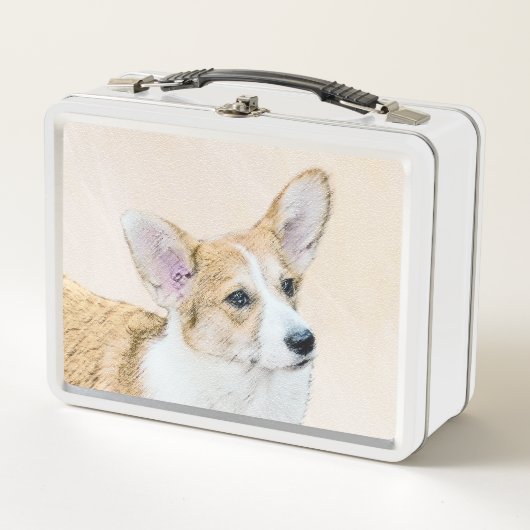 Originele Schildering van Pembroke Welsh Corgi - H (Voorkant)
